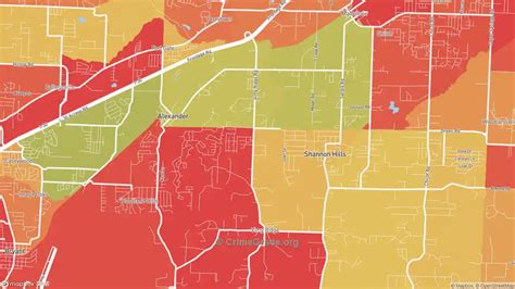 Shannon Hills, AR Violent Crime Rates and Maps | CrimeGrade.org