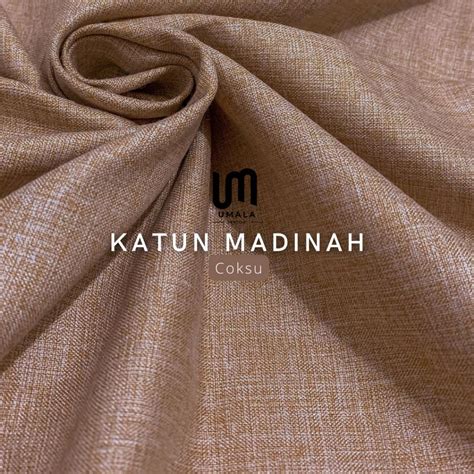 jual kain bahan katun adem  meter madinah fodu shopee indonesia