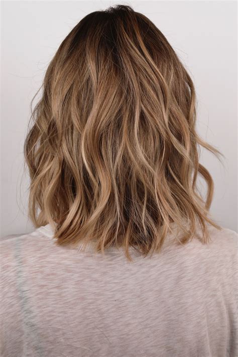 Brown Highlights Shoulder Length Hair at Cooper Mcguigan blog