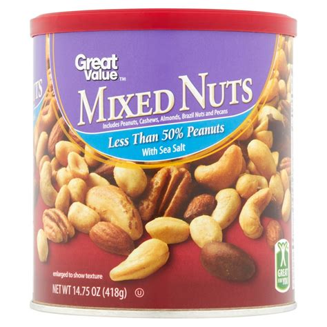 Great Value Mixed Nuts, 14.75 Oz. - Walmart.com - Walmart.com