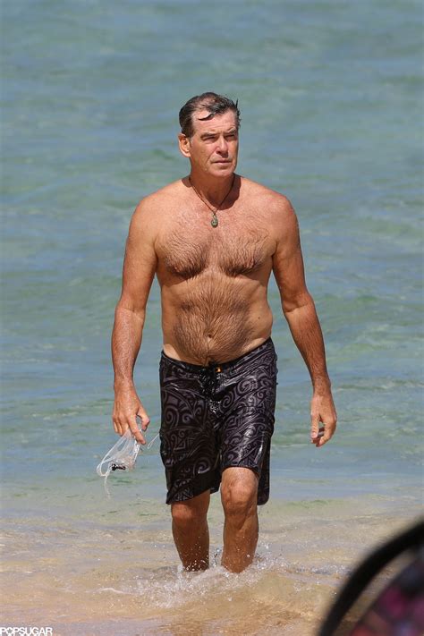 Pierce Brosnan | The Sexiest Shirtless Moments of 2015! | POPSUGAR