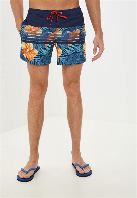 Шорты для плавания Quiksilver, цвет: синий, RTLACN705101 — купить в ...