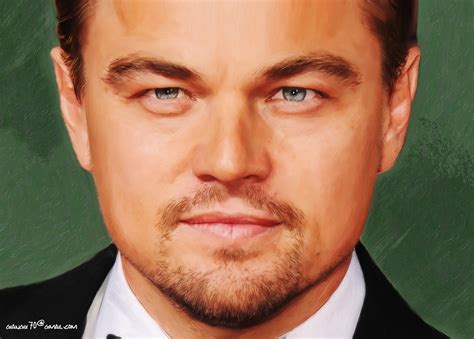 Leonardo DiCaprio, Painting Art, Face, Glance, HD Wallpaper | Rare Gallery