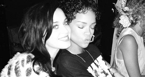 Rihanna And Katy Perry Reunite For Night Out To Celebrate Unveiling Of ...