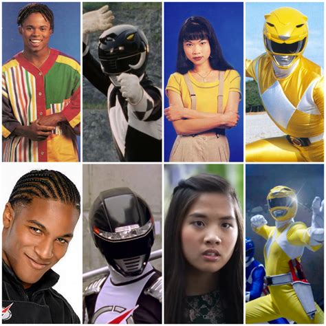The only Black and Yellow Power Rangers to be portrayed by Black and