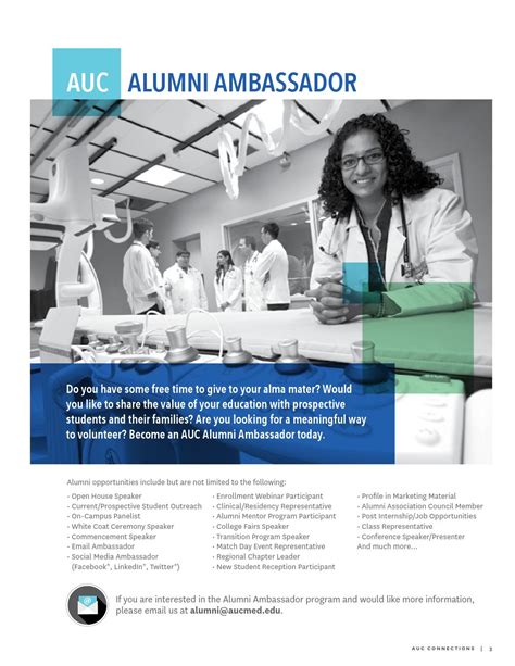 AUC Connections Alumni Magazine Winter 2016 by American University of the Caribbean School of ...