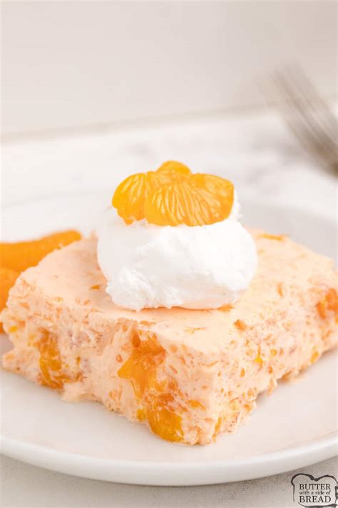 ORANGE JELLO SALAD - Butter with a Side of Bread