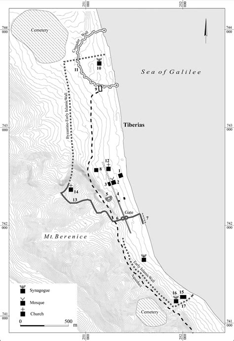 Tiberias-map of the early Islamic city (courtesy of the Israel... | Download Scientific Diagram