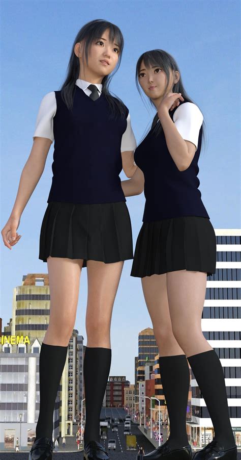 Giant Asian girls by BeautifulGiantess on DeviantArt