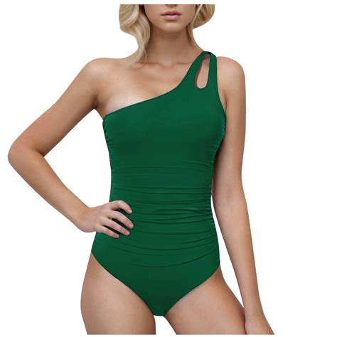 One Piece Swimsuit Women Thong, Tummy Control Swimwear Strapless One