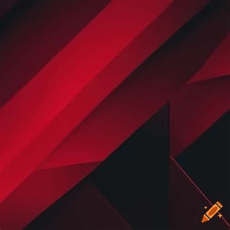 Red and black geometric shapes background on Craiyon