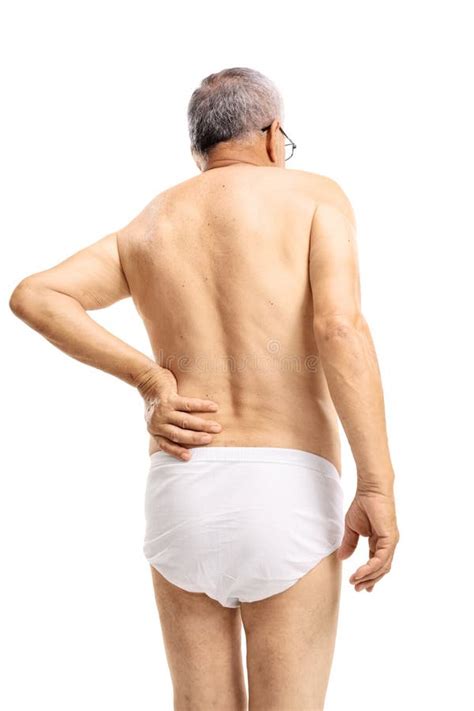 Shirtless Elderly Man Flexing His Biceps Stock Image - Image of flexing