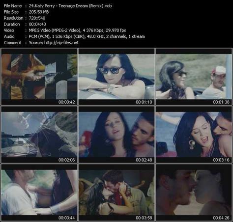 Katy Perry «Teenage Dream (Remix)» VOB File