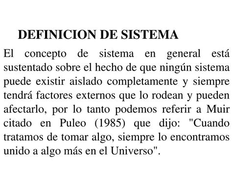 definicion de sistema powerpoint    id