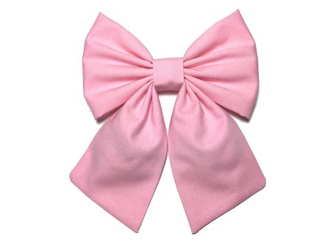 pink hair bow