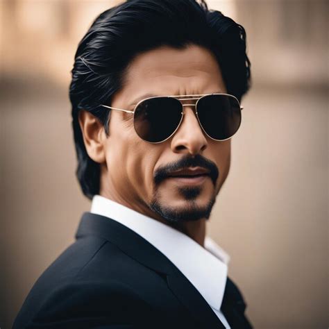 premium ai image shahrukh khan portrait picture
