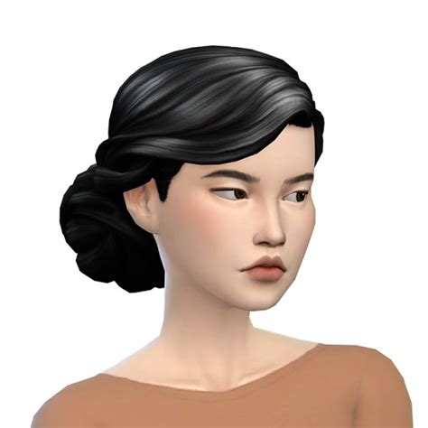 Deelitefulsimmer: Vintage Glamour Updo hair recolor - Sims 4 Hairs