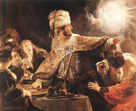 Belshazzar's Feast, 1635 - Rembrandt - WikiArt.org
