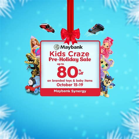 Manila Shopper: Kids Craze Pre-Holiday SALE at Maybank BGC: Oct 2018