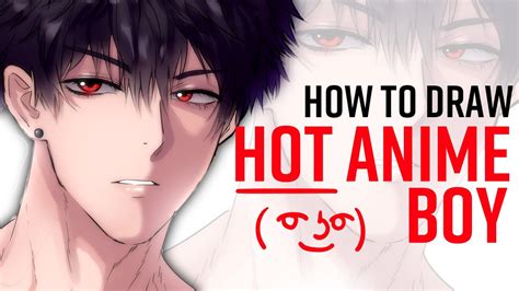 draw  hot anime boy youtube