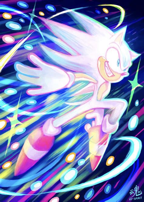 Hyper Sonic (Art by Ry-Spirit) : r/SonicTheHedgehog