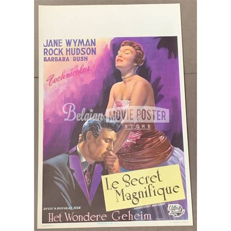 MAGNIFICENT OBSESSION - Belgian Movie Poster Store