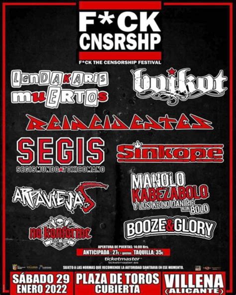 fuck censorship festival  festival rock punk nacional