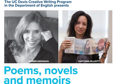 See Karen Brennan and Chiyuma Elliott Read | The Department of English