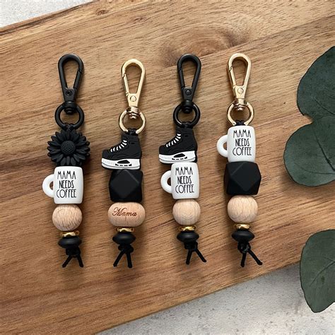 Lanyard teacher lanyard nurse keychain beaded lanyard breakaway lanyard