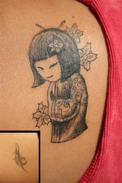 japanese doll tattoo by zioman on DeviantArt