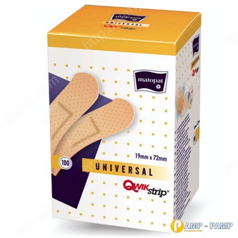 Купити Пластир медичний mаtораt UNIVERSAL 19х76 100 шт 5900516896102 у ...
