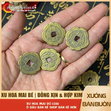 dong xu hoa mai nho cm bang dong vat pham chieu tai phong thuy tai loc
