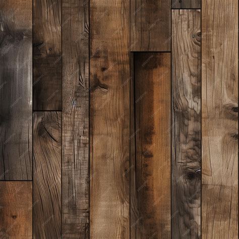 Premium AI Image | A brown wood floor with a dark brown background