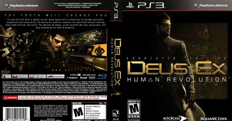 James Brunner Graphic Design: Deus Ex Human Revolution custom PS3 cover