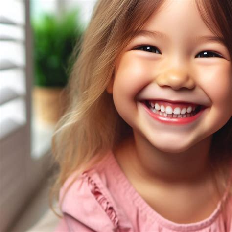 girl smiling   smile   happy premium ai