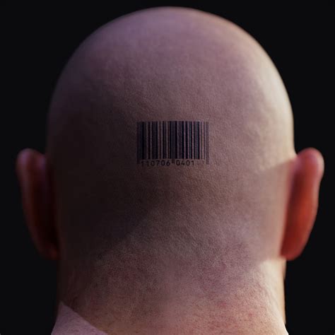 Agent 47 Barcode Tattoo