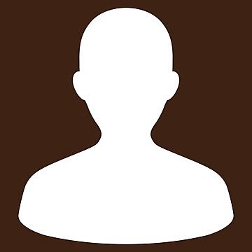 user flat white color icon user character representation vector user