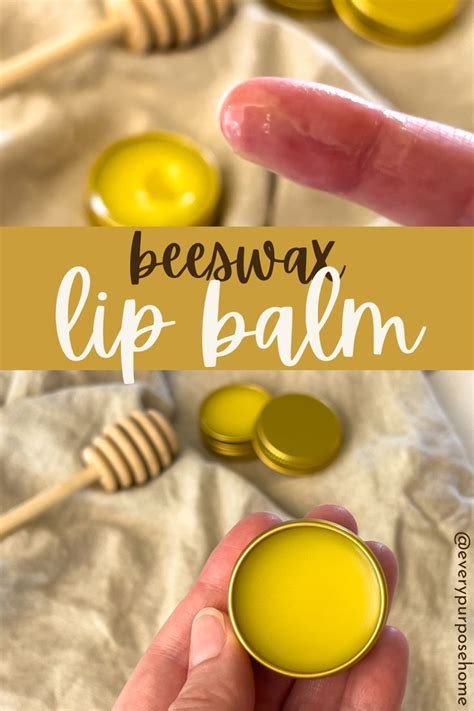 Beeswax lip balm recipe diy – Artofit