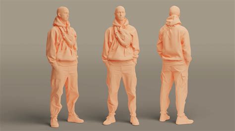 young bald tall man  model  kanistra studio