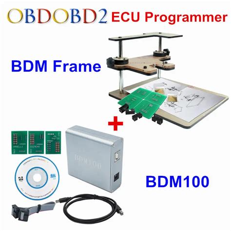 Full Set BDM100 V1255+BDM FRAME OBDII ECU Chip Tuning Programming ECU ...