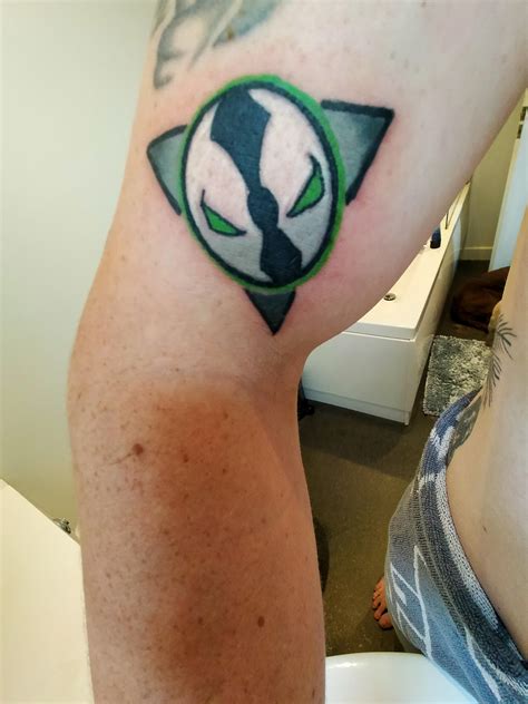 couldnt resist  tiny spawn tattoo    spawn tatts spawn