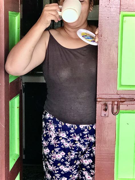 My aunt loves wearing see thru clothes with no bra 👀😏 | Scrolller