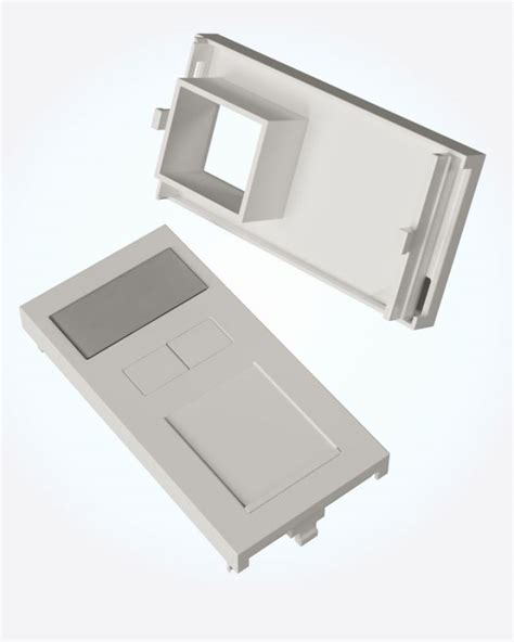 dtech shutter module  keystone jacks white