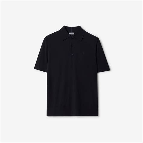 Polo en lana (Azul marino) - Hombre | Burberry® oficial