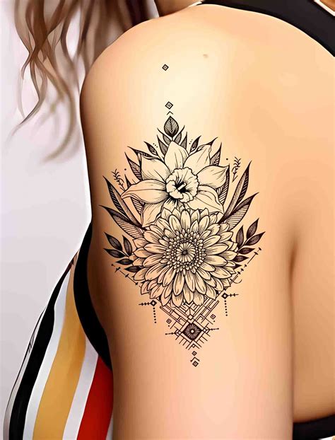 15 Delicate Family Birth Flower Tattoos: Quiet Bond