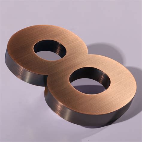 solid metal signage misini