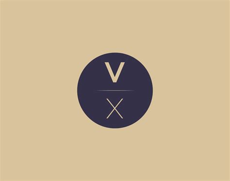 VX letter modern elegant logo design vector images 19148574 Vector Art ...