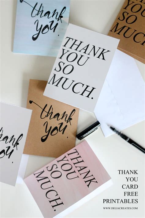 free printable thank you cards skip to my lou - free printable thank ...