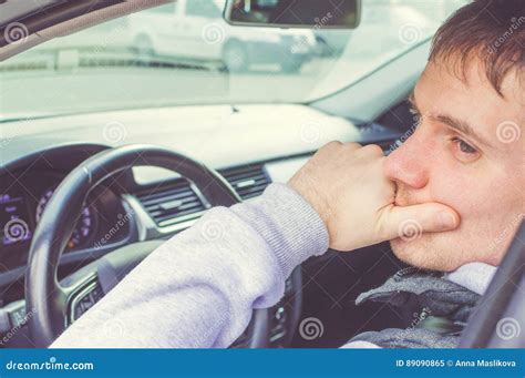 driver thinking   car safe driving stock image image