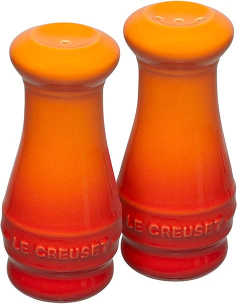 Saleiro E Pimenteiro Le Creuset - Saleiro e Pimenteiro, Le Creuset, 91025054, Laranja | Amazon.com.br